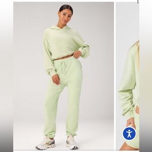 Fabletics | Luxe 360 Cropped Hoodie + Joggers Set